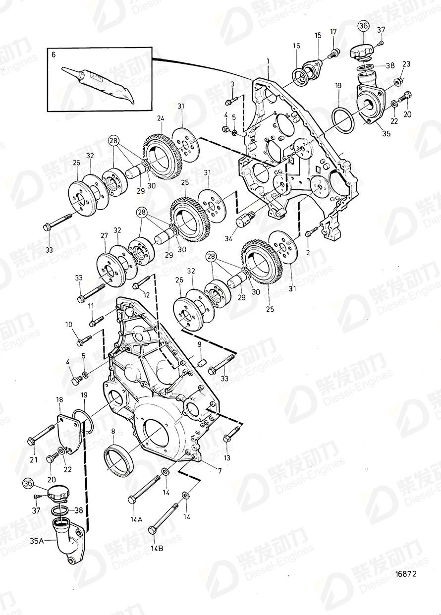 volvo penta Plug 982293 Drawing volvo penta Plug 982293 Drawing